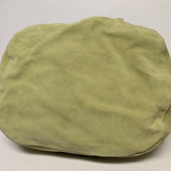 Never Carried Deux Lux Genuine Suede Leather Crystal Rhinestone Strap Hobo Bag - Picture 11 of 12